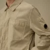 Taylon P Göğüs Cepli Lens Düğmeli Overshirt