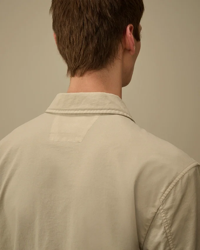 Taylon P Göğüs Cepli Lens Düğmeli Overshirt