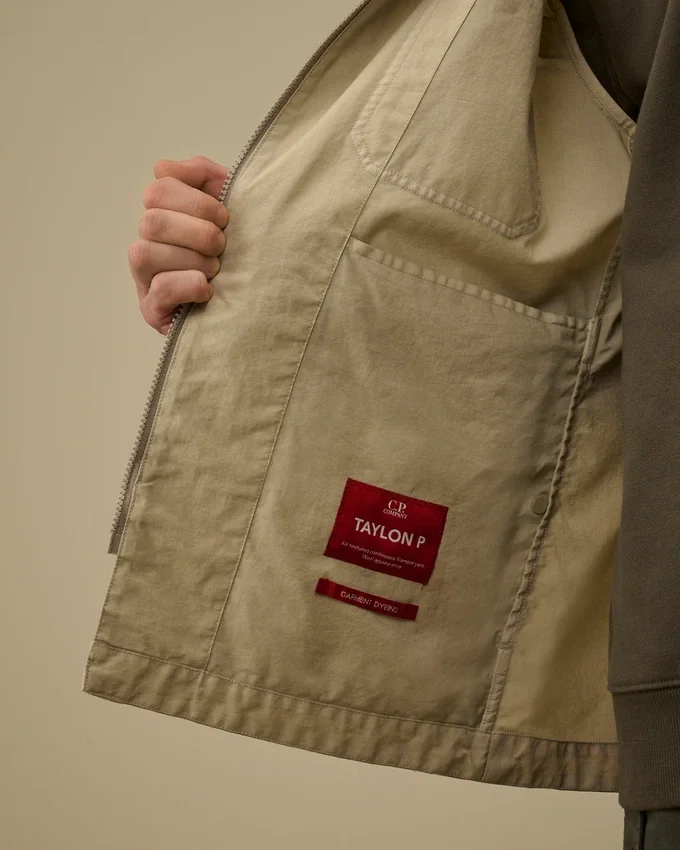 Taylon P Göğüs Cepli Lens Düğmeli Overshirt