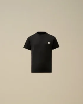 U16 30/1 Pamuklu Jersey Kısa Kollu Logo Yama Gömlek