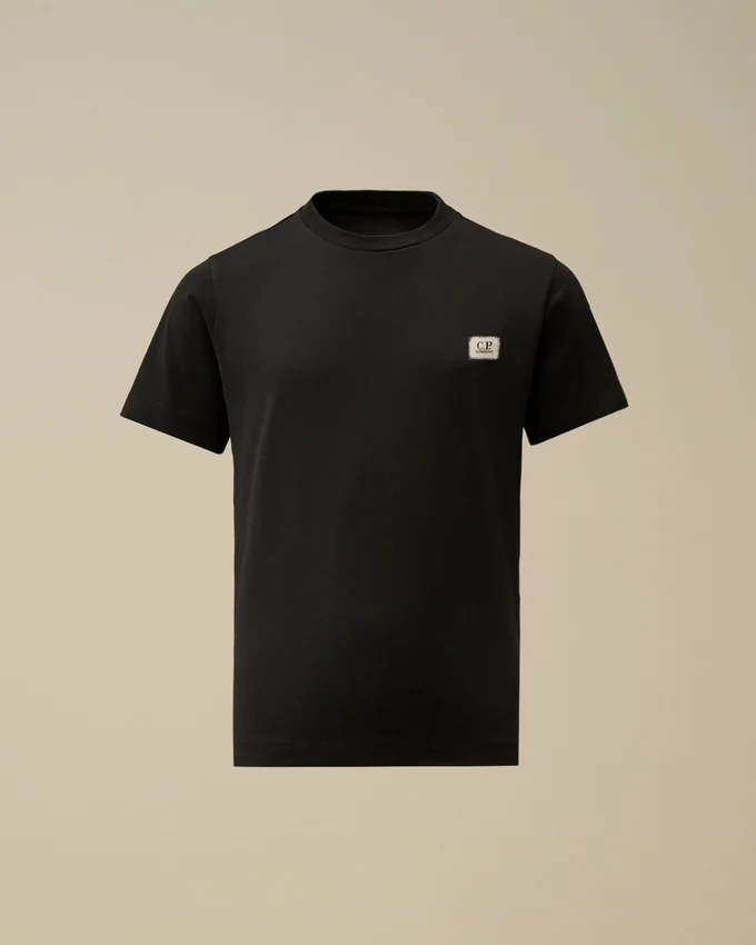 U16 30/1 Pamuklu Jersey Kısa Kollu Logo Yama Gömlek