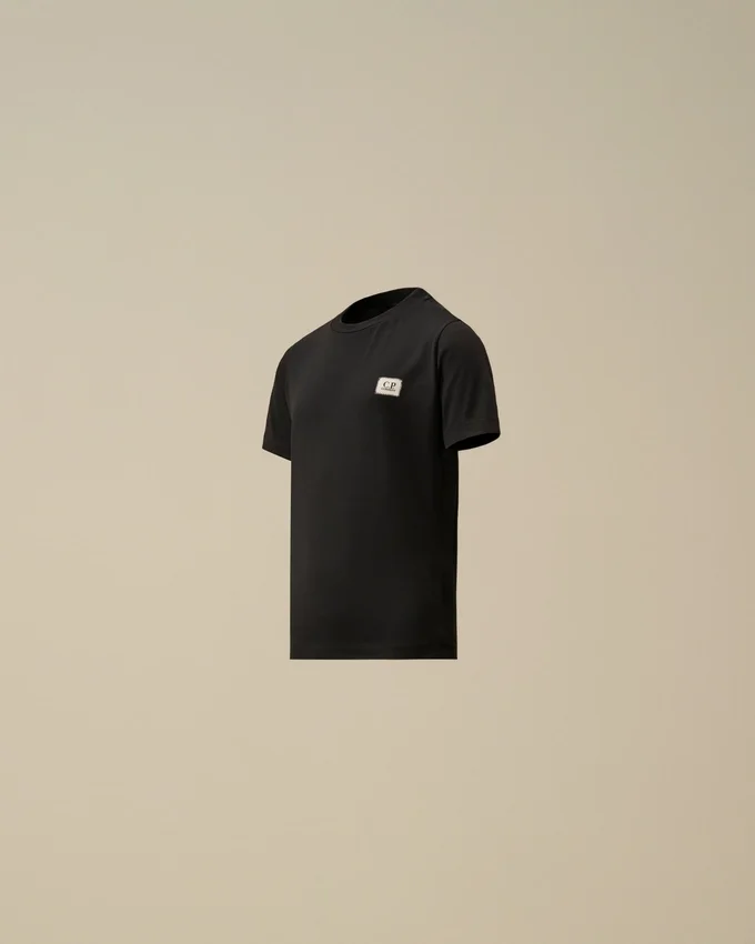 U16 30/1 Pamuklu Jersey Kısa Kollu Logo Yama Gömlek