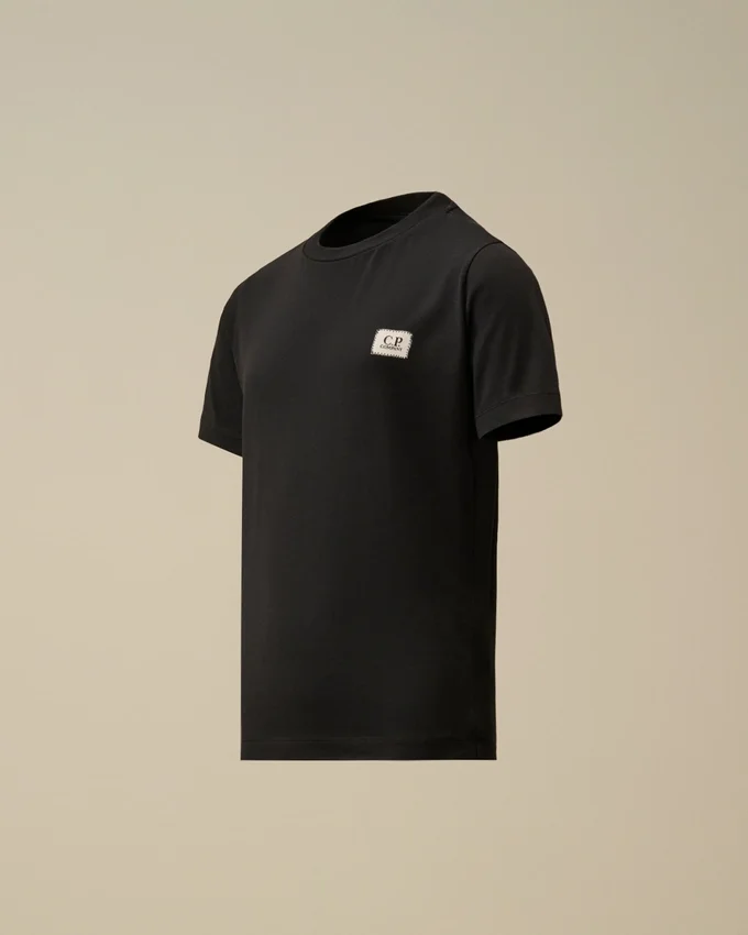 U16 30/1 Pamuklu Jersey Kısa Kollu Logo Yama Gömlek