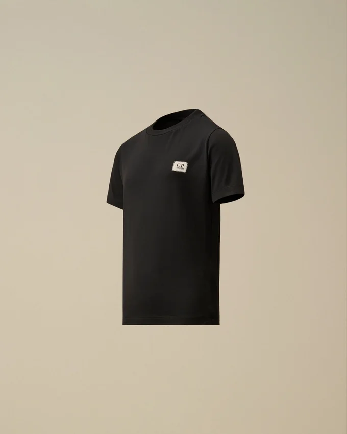 U16 30/1 Pamuklu Jersey Kısa Kollu Logo Yama Gömlek