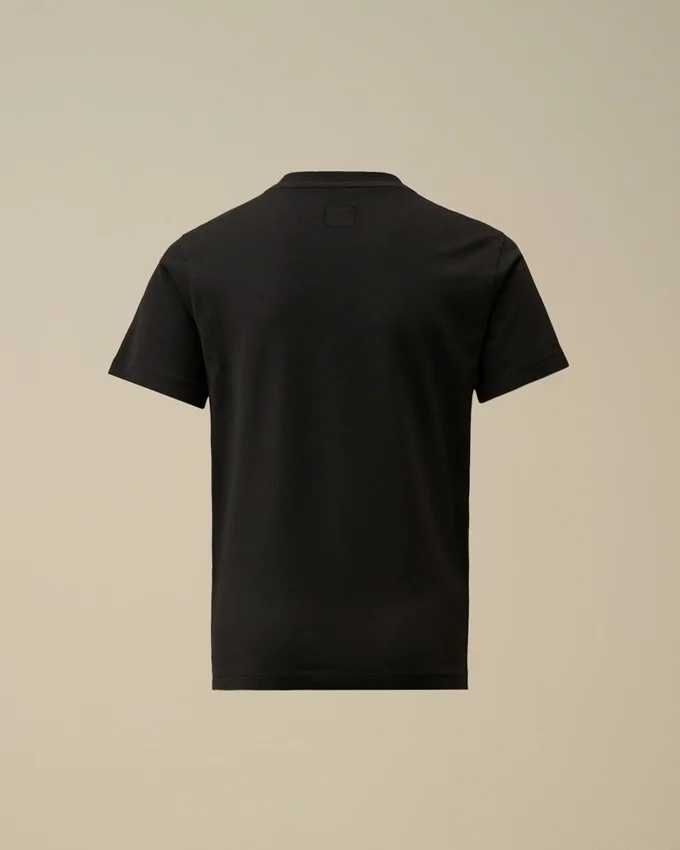U16 30/1 Pamuklu Jersey Kısa Kollu Logo Yama Gömlek
