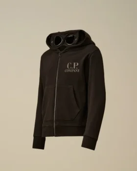 U16 Diagonal Fleece Fermuarlı Goggle Sweatshirt