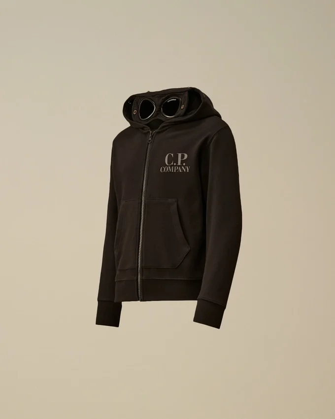 U16 Diagonal Fleece Fermuarlı Goggle Sweatshirt