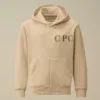 U16 Diagonal Polar Fermuarlı Kapüşonlu Sweatshirt