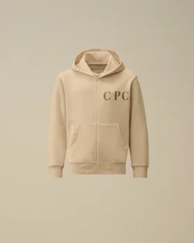 U16 Diagonal Polar Fermuarlı Kapüşonlu Sweatshirt