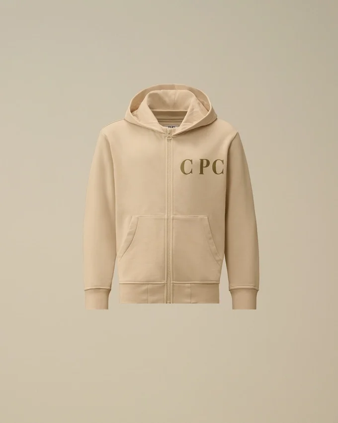 U16 Diagonal Polar Fermuarlı Kapüşonlu Sweatshirt