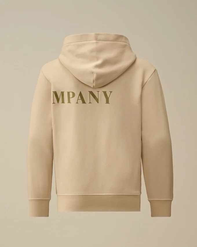 U16 Diagonal Polar Fermuarlı Kapüşonlu Sweatshirt