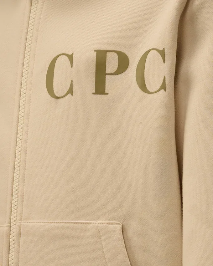 U16 Diagonal Polar Fermuarlı Kapüşonlu Sweatshirt