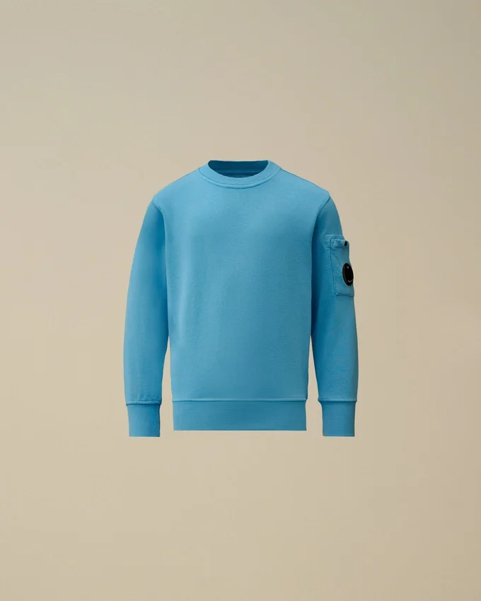 U16 Diyagonal Polar Bisiklet Yaka Lensli Sweatshirt