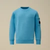 U16 Diyagonal Polar Bisiklet Yaka Lensli Sweatshirt