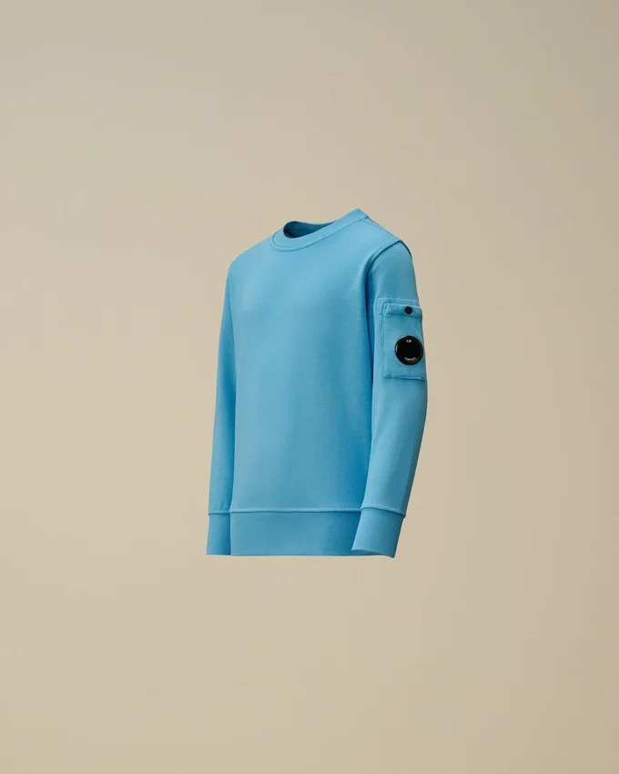 U16 Diyagonal Polar Bisiklet Yaka Lensli Sweatshirt