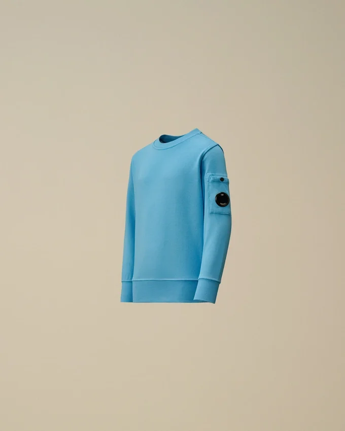 U16 Diyagonal Polar Bisiklet Yaka Lensli Sweatshirt