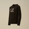 U16 Diyagonal Polar Bisiklet Yaka Logolu Sweatshirt