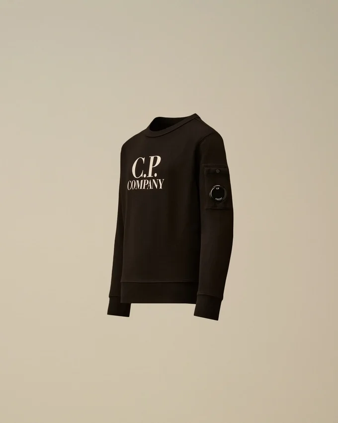U16 Diyagonal Polar Bisiklet Yaka Logolu Sweatshirt