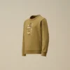 U16 Diyagonal Polar Bisiklet Yaka Sweatshirt