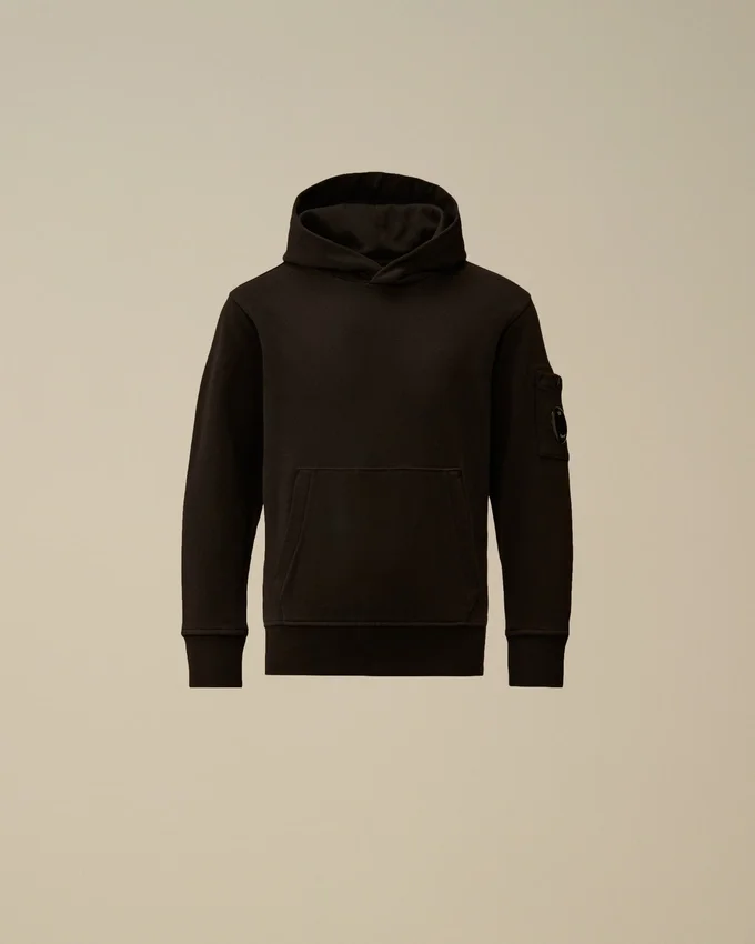 U16 Diyagonal Polar Kapüşonlu Lens Sweatshirt