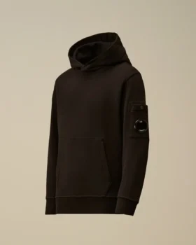 U16 Diyagonal Polar Kapüşonlu Lens Sweatshirt