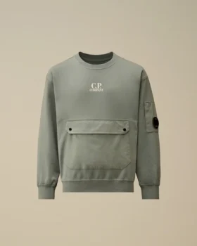 U16 Hafif Polar Karışımlı Bisiklet Yaka Lens Sweatshirt