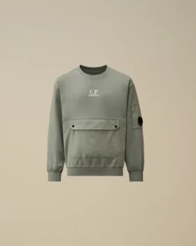 U16 Hafif Polar Karışımlı Bisiklet Yaka Lens Sweatshirt