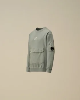 U16 Hafif Polar Karışımlı Bisiklet Yaka Lens Sweatshirt