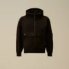 U16 Hafif Polar Karışımlı Kapüşonlu Lens Sweatshirt