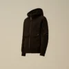 U16 Hafif Polar Karışımlı Kapüşonlu Lens Sweatshirt