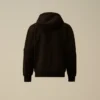 U16 Hafif Polar Karışımlı Kapüşonlu Lens Sweatshirt