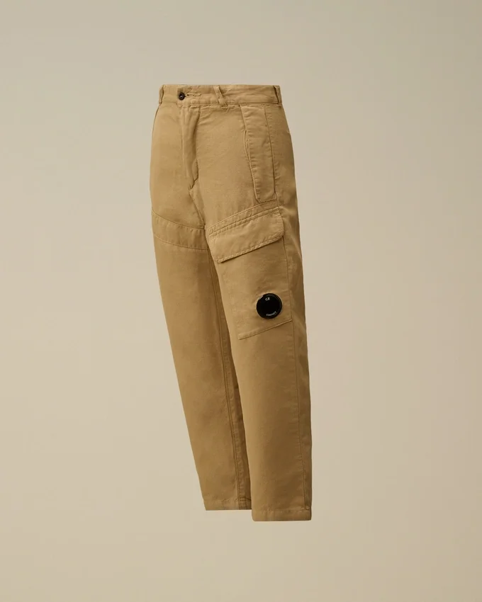 U16 Pamuk/Keten Kargo Lens Pantolon