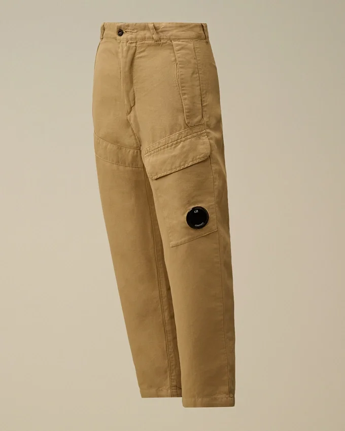 U16 Pamuk/Keten Kargo Lens Pantolon