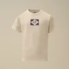 U16 Pamuklu Jersey 30/1 Kısa Kollu Grafikli Gömlek