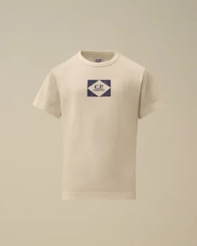 U16 Pamuklu Jersey 30/1 Kısa Kollu Grafikli Gömlek