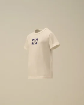 U16 Pamuklu Jersey 30/1 Kısa Kollu Grafikli Gömlek