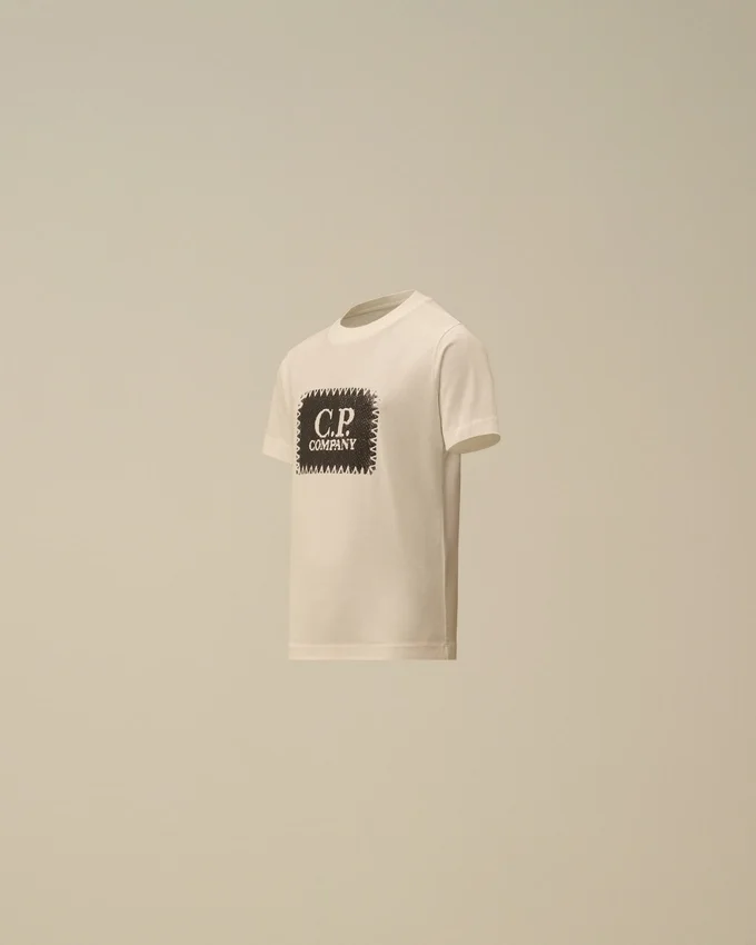 U16 Pamuklu Jersey 30/1 Kısa Kollu Logo Etiketli Gömlek