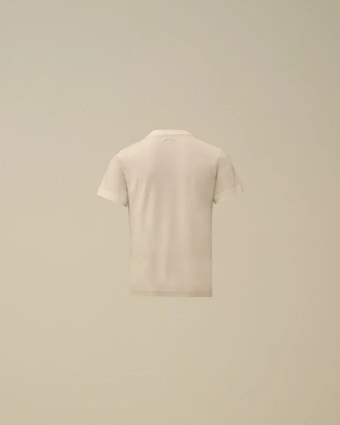 U16 Pamuklu Jersey 30/1 Kısa Kollu Logo Etiketli Gömlek