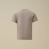 U16 Pamuklu Jersey 30/1 Kısa Kollu Logo Etiketli Gömlek