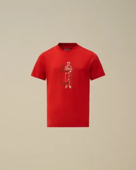 U16 Pamuklu Jersey 30/1 Kısa Kollu Logo Gömlek