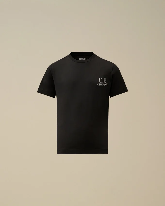U16 Pamuklu Jersey 30/1 Kısa Kollu Logo Gömlek