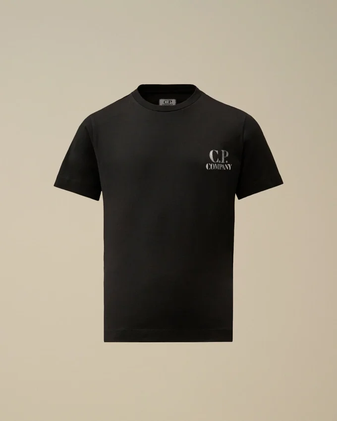 U16 Pamuklu Jersey 30/1 Kısa Kollu Logo Gömlek
