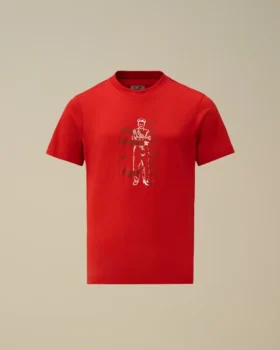 U16 Pamuklu Jersey 30/1 Kısa Kollu Logo Gömlek