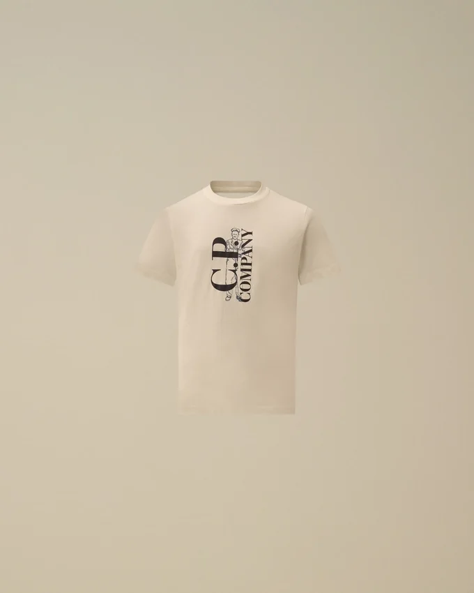 U16 Pamuklu Jersey 30/1 Kısa Kollu Logo Gömlek