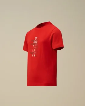 U16 Pamuklu Jersey 30/1 Kısa Kollu Logo Gömlek