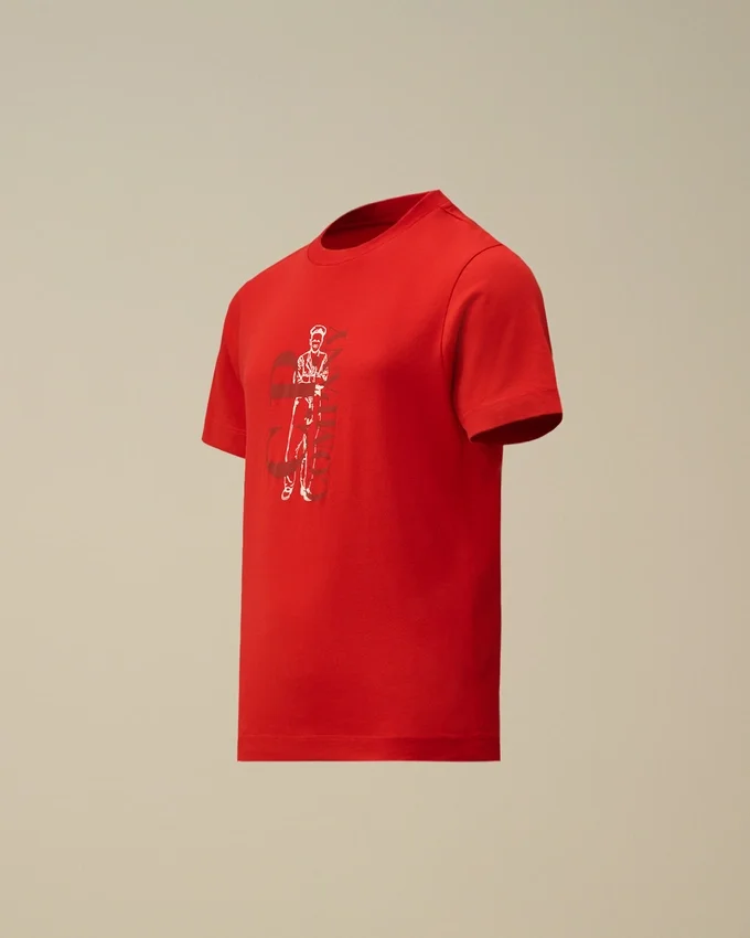 U16 Pamuklu Jersey 30/1 Kısa Kollu Logo Gömlek