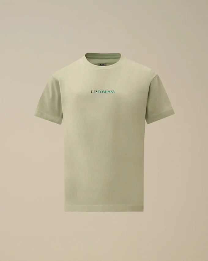 U16 Pamuklu Jersey 30/1 Kısa Kollu Maxi Logo Gömlek