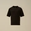 U16 Pamuklu Jersey 30/1 Kısa Kollu Oversize Lens Gömlek