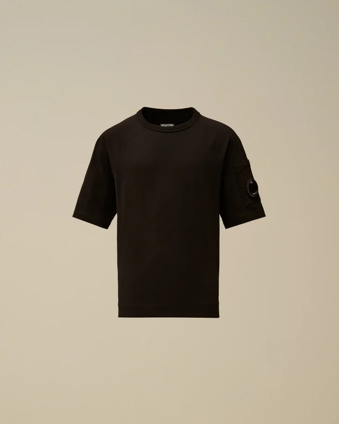 U16 Pamuklu Jersey 30/1 Kısa Kollu Oversize Lens Gömlek