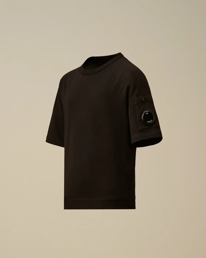 U16 Pamuklu Jersey 30/1 Kısa Kollu Oversize Lens Gömlek